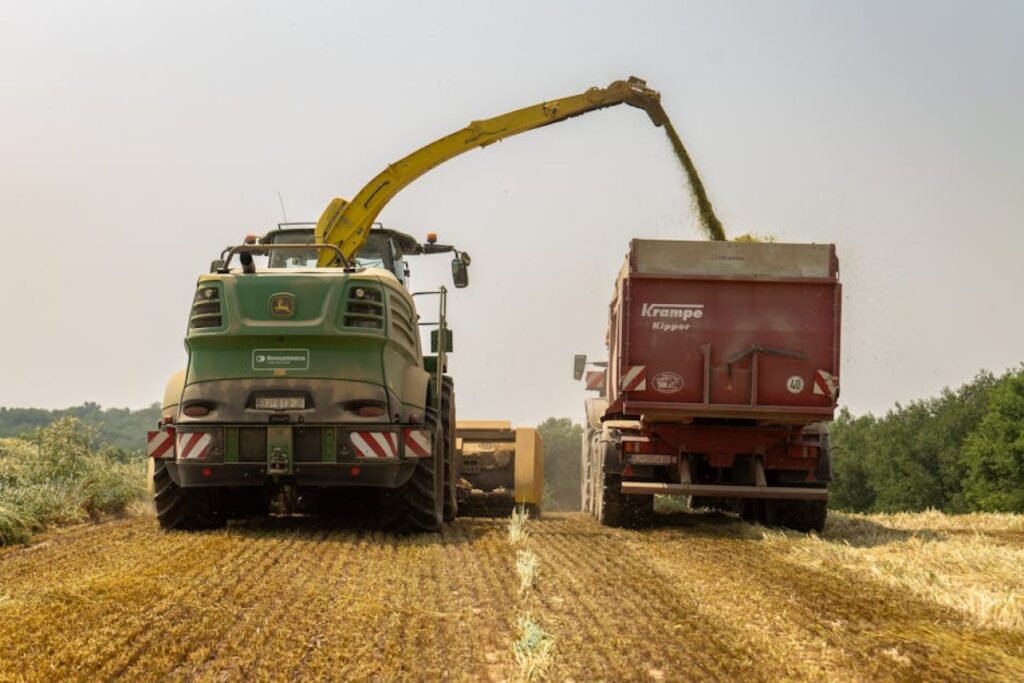 john deere harvester