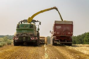 john deere harvester