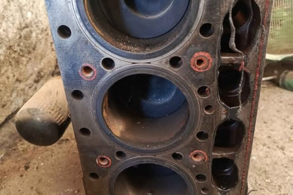 tractor engine block