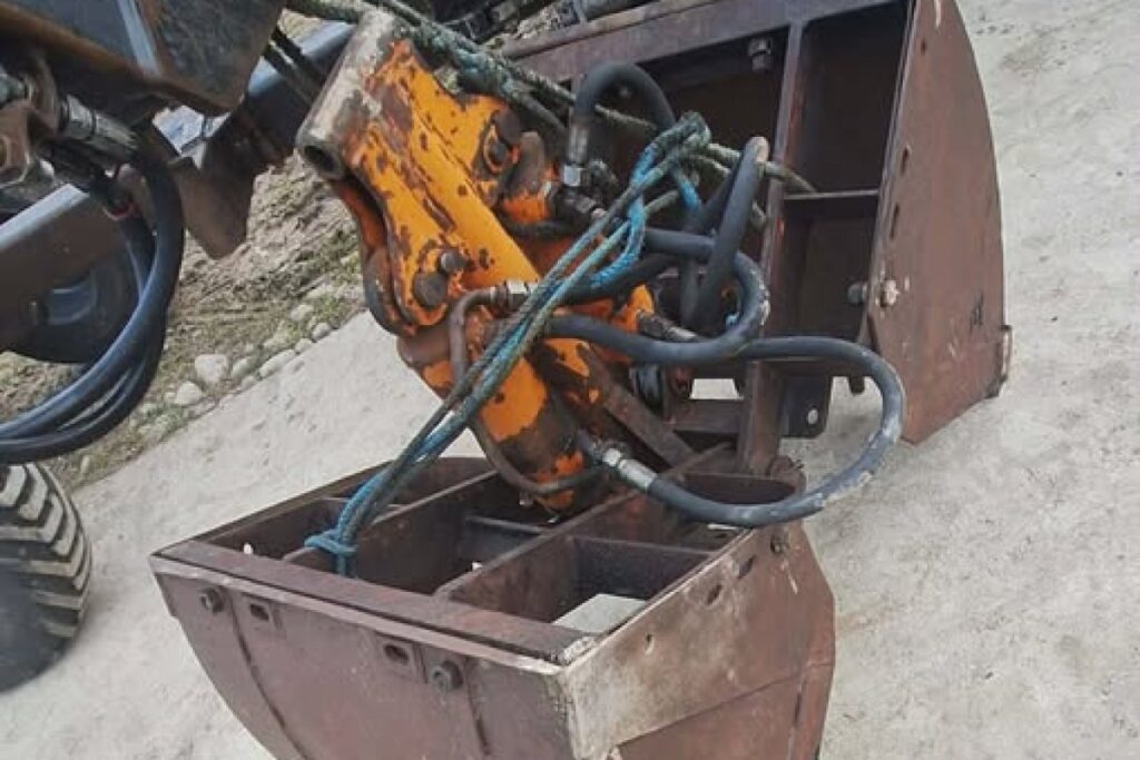 excavator grapple bucket