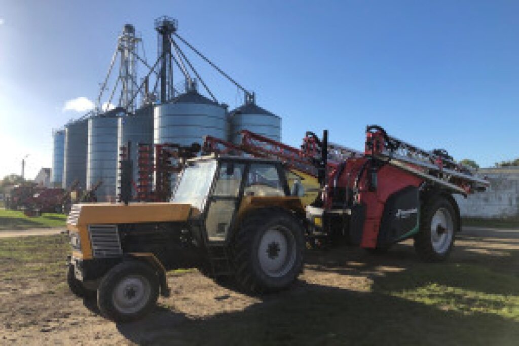 agricultural sprayer field