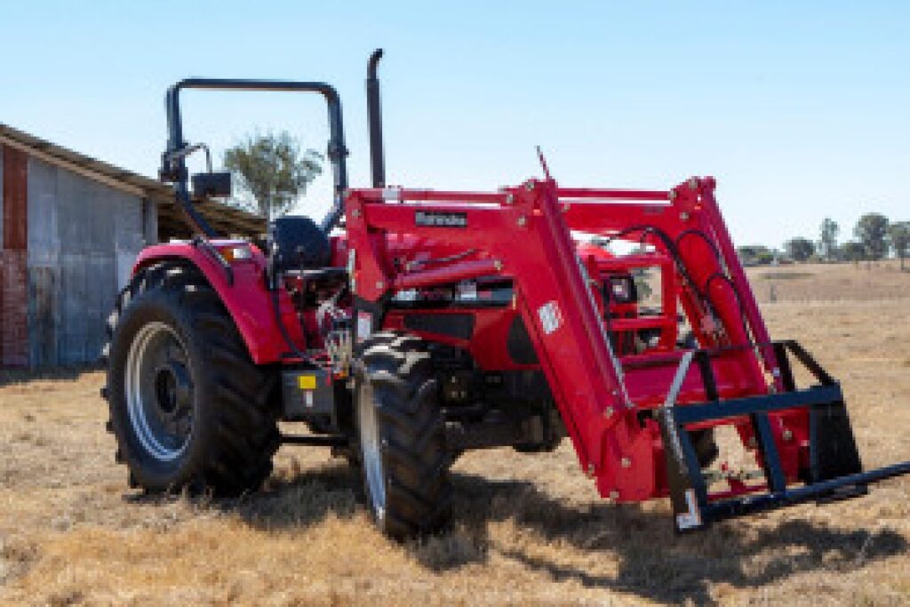 Mahindra tractor field