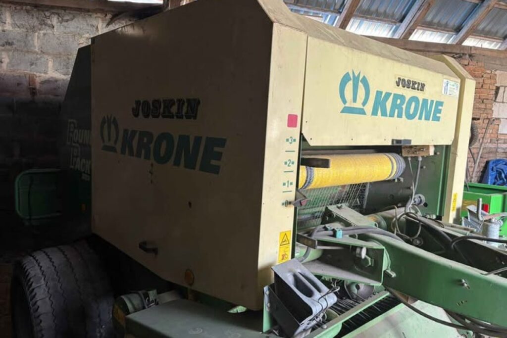 krone round baler