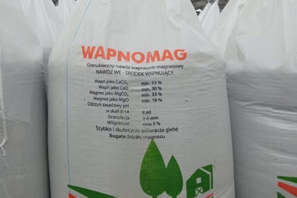 granulated fertilizer bag