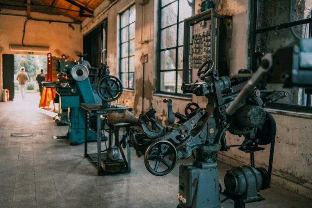 factory workshop machinery