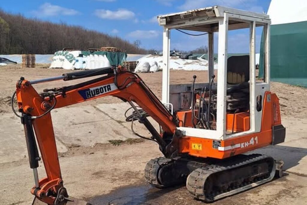 mini excavator trailer