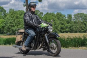 motorcycle accident scene