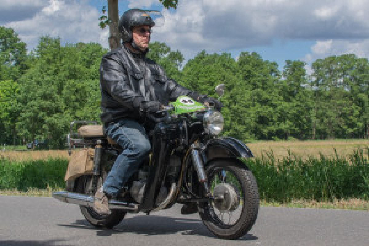 motorcycle accident scene