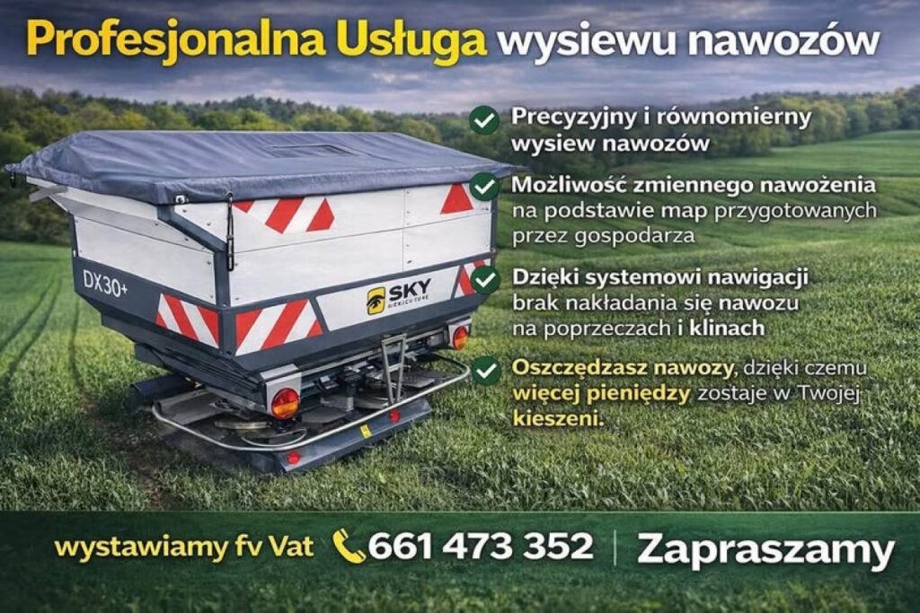 fertilizer spreader tractor