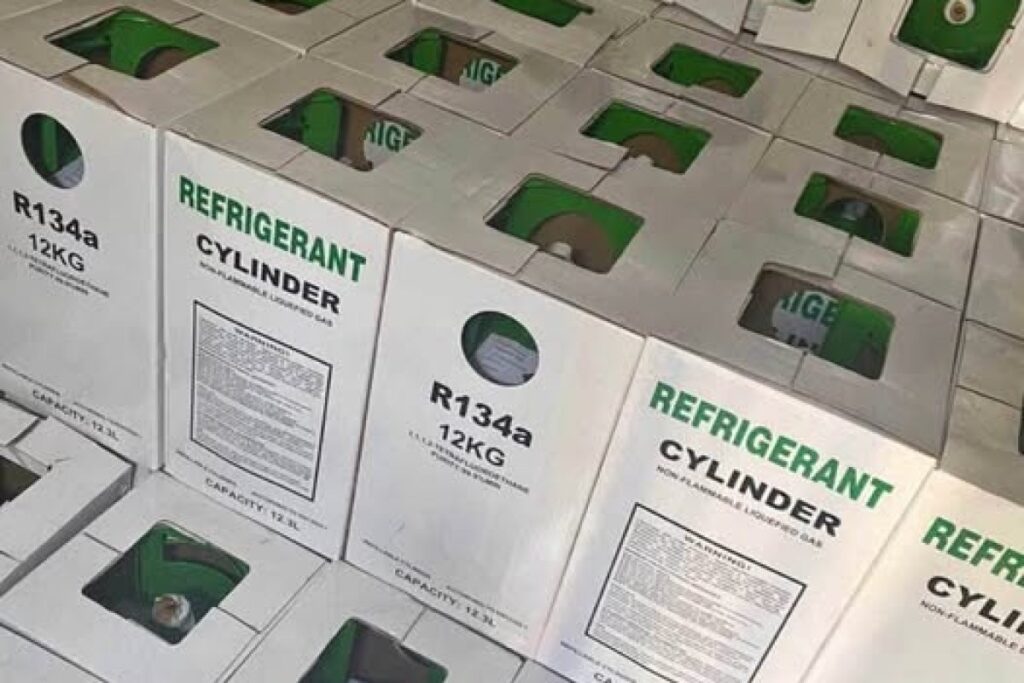 refrigerant gas bottles
