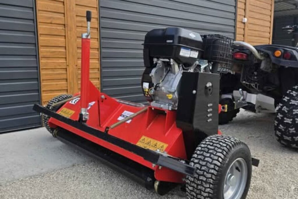 quad mower machine