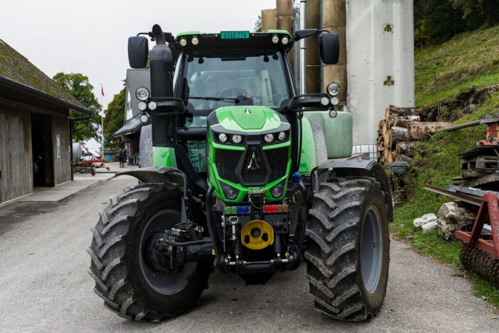 tractor front view