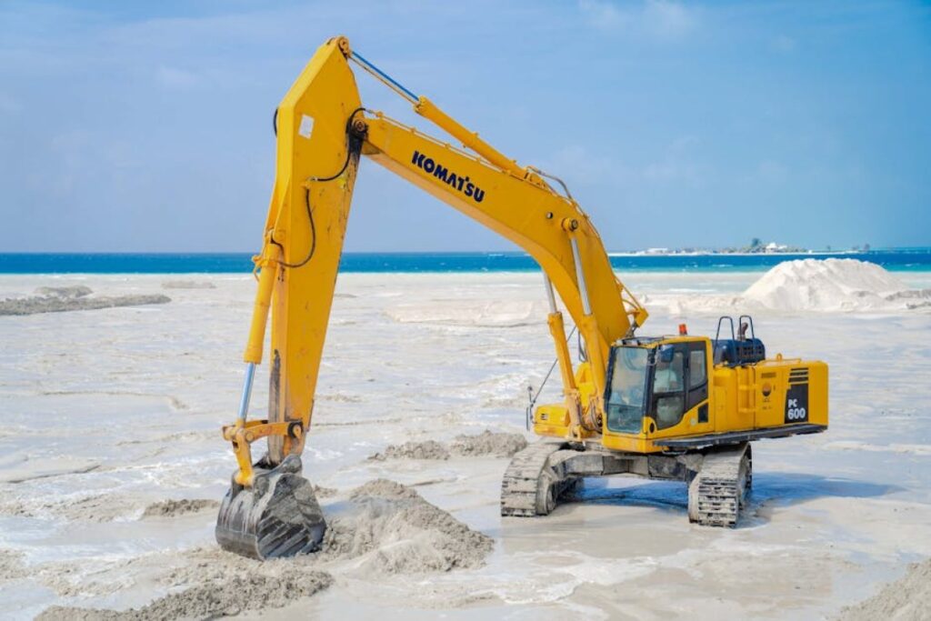 Komatsu excavator