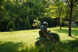 lawn tractor