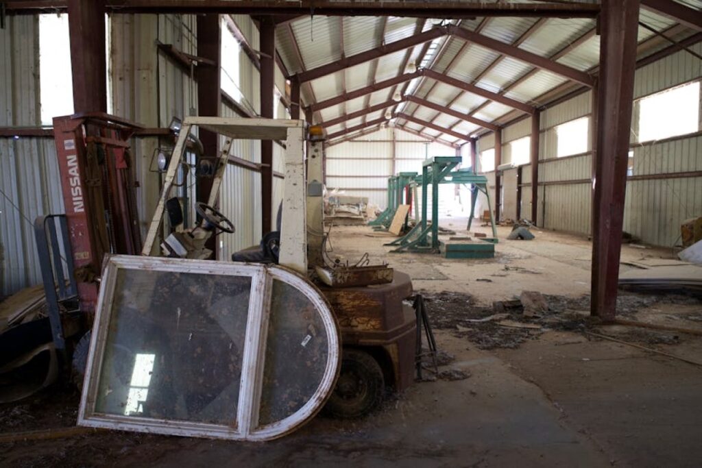 forklift broken
