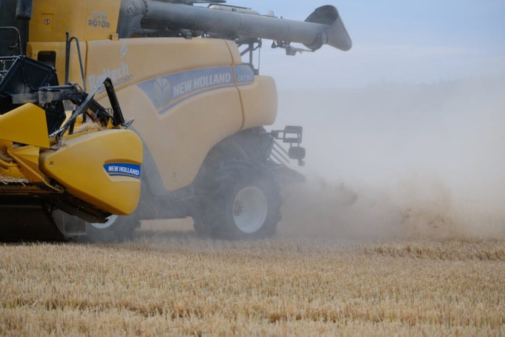 New Holland combine harvester