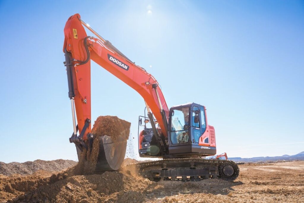 crawler excavator