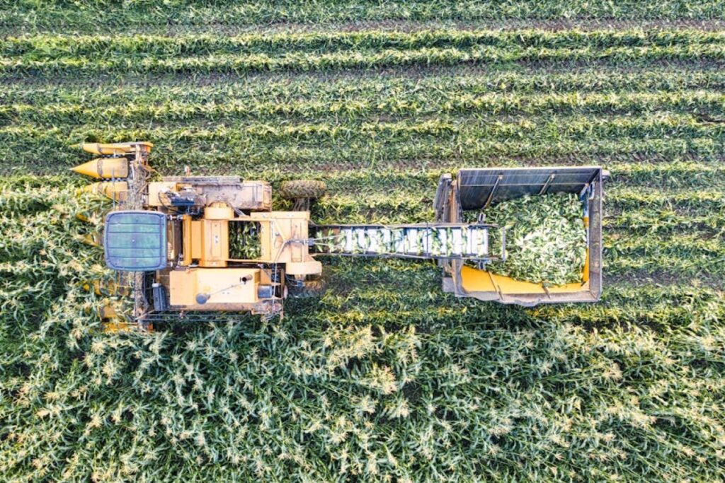 corn harvester adapter