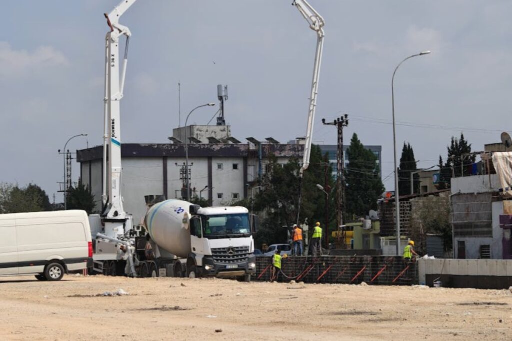 concrete pump machine