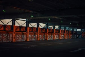 steel garage frame