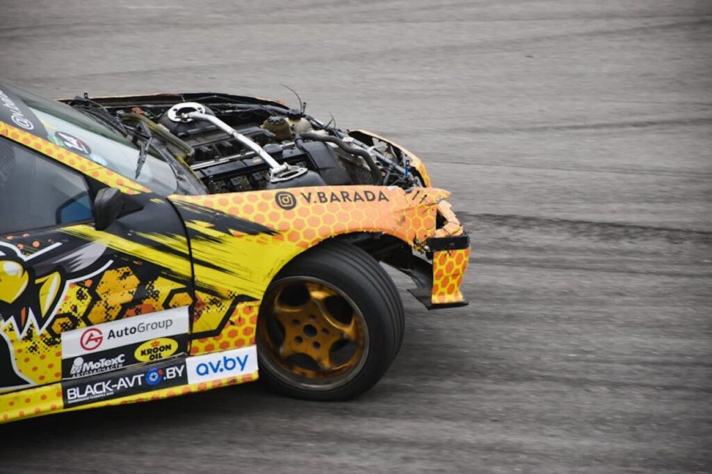 damaged engine