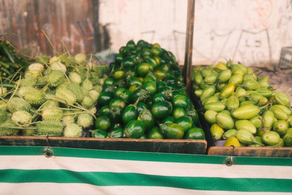 market closed vegetables