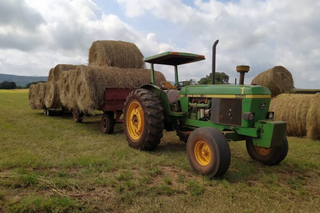 tractor fork bale