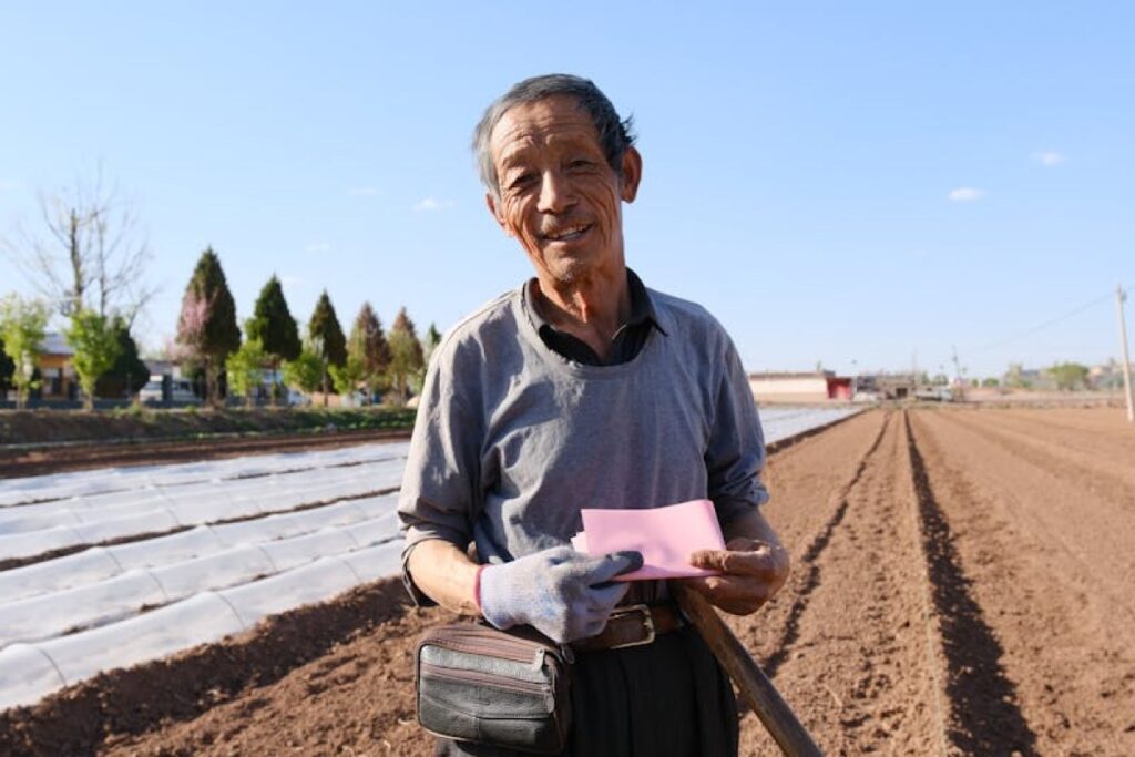 elderly farmer electricity bill