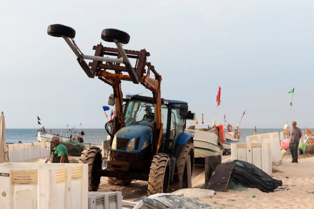 pallet fork tractor