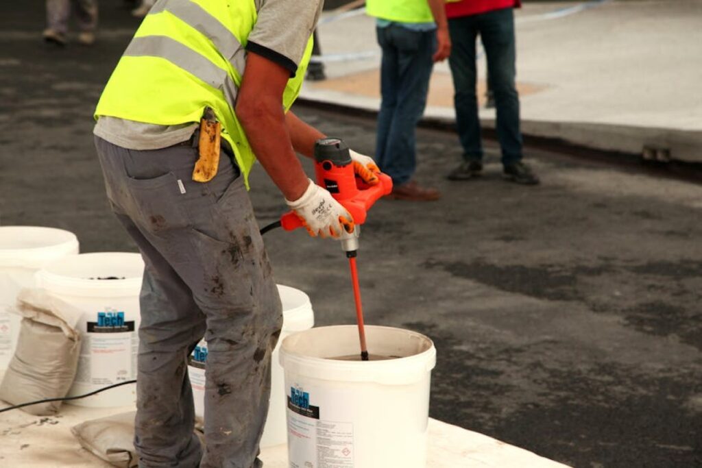 concrete mixing bucket