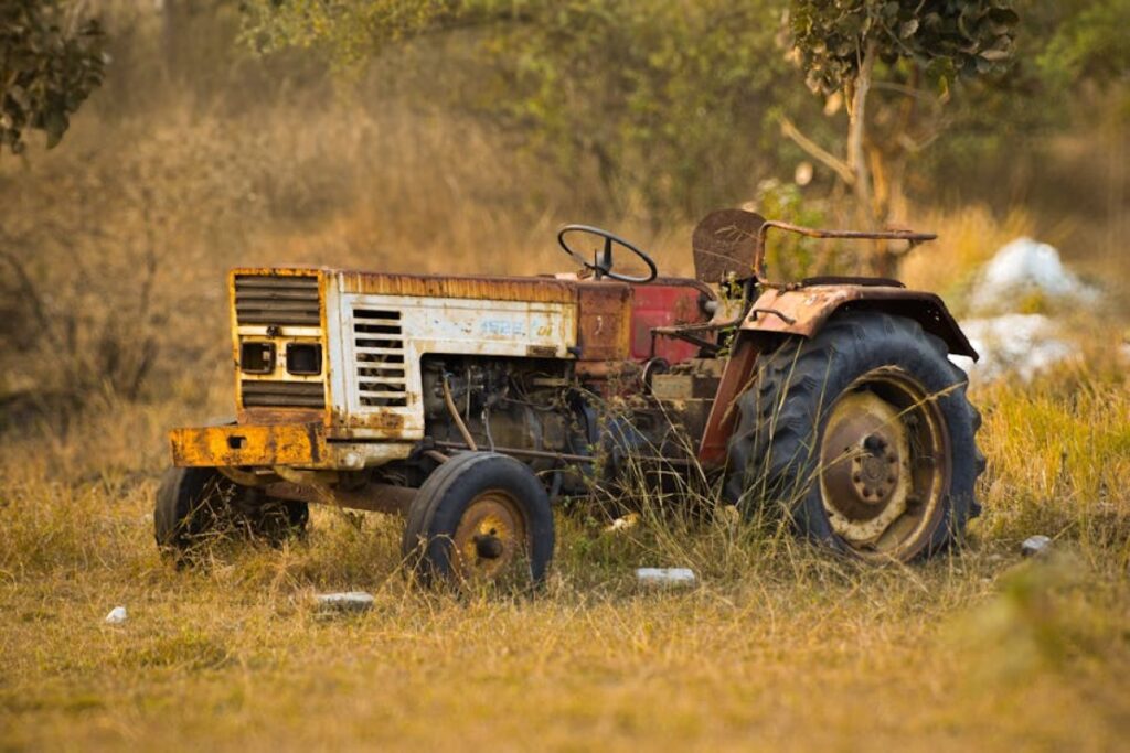 old tractor