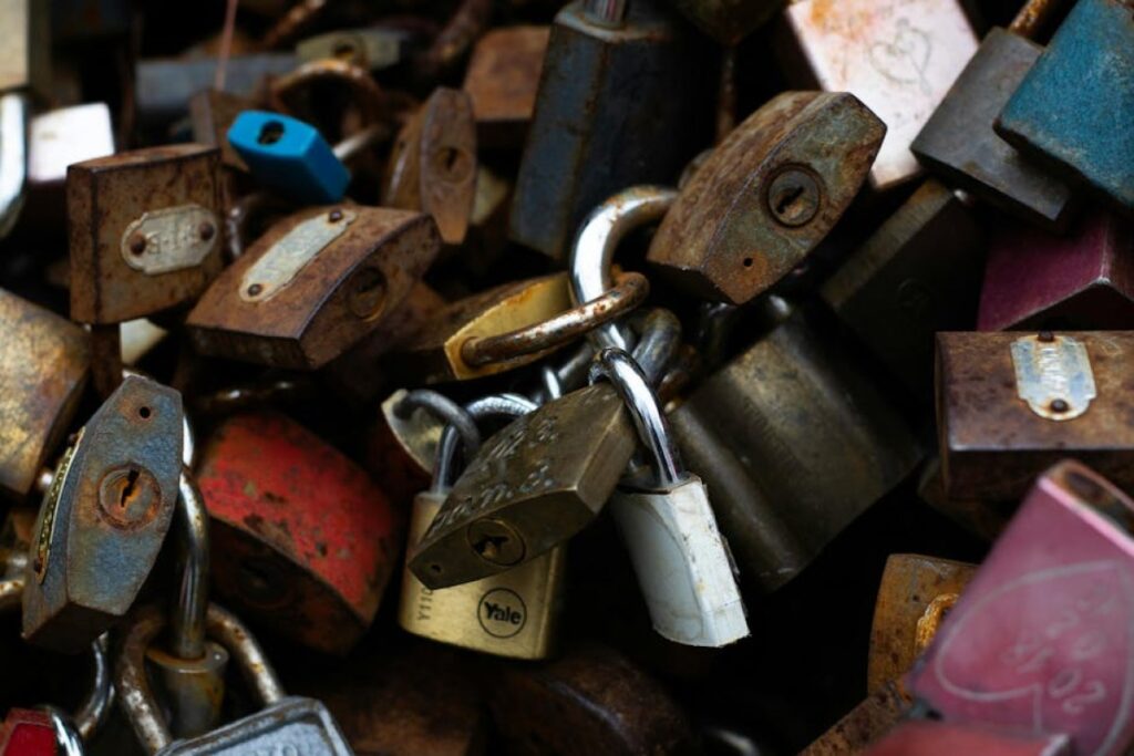 steel lock