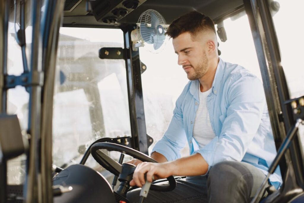 tractor cab