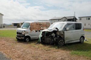 damaged car