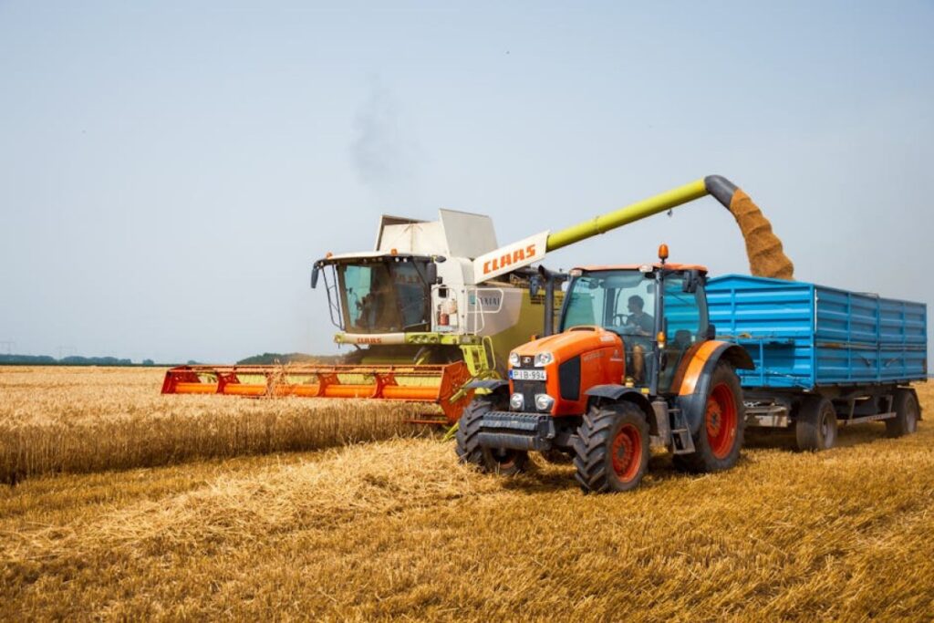 combine harvester