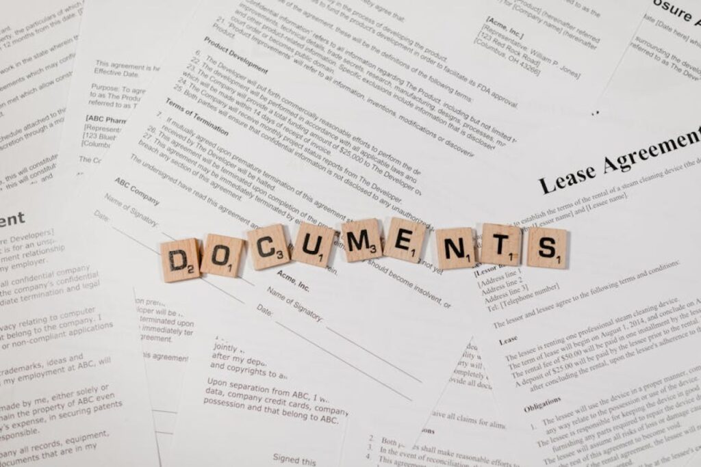 legal documents
