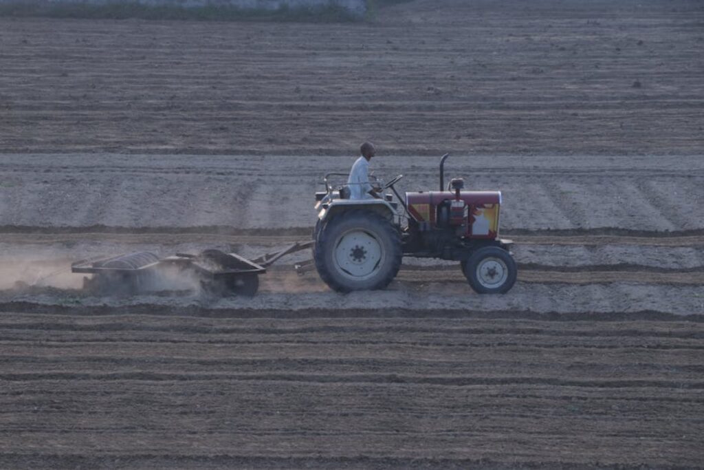 tractor and cultivator