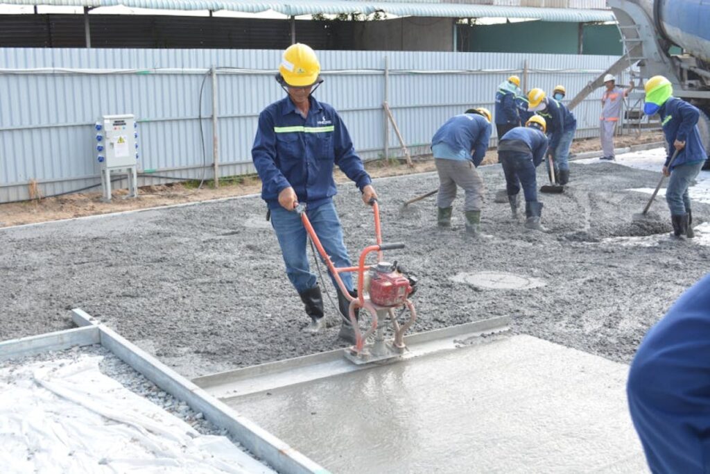 concrete road slabs