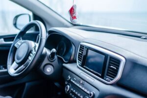 car interior dashboard