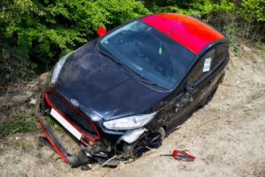 damaged car