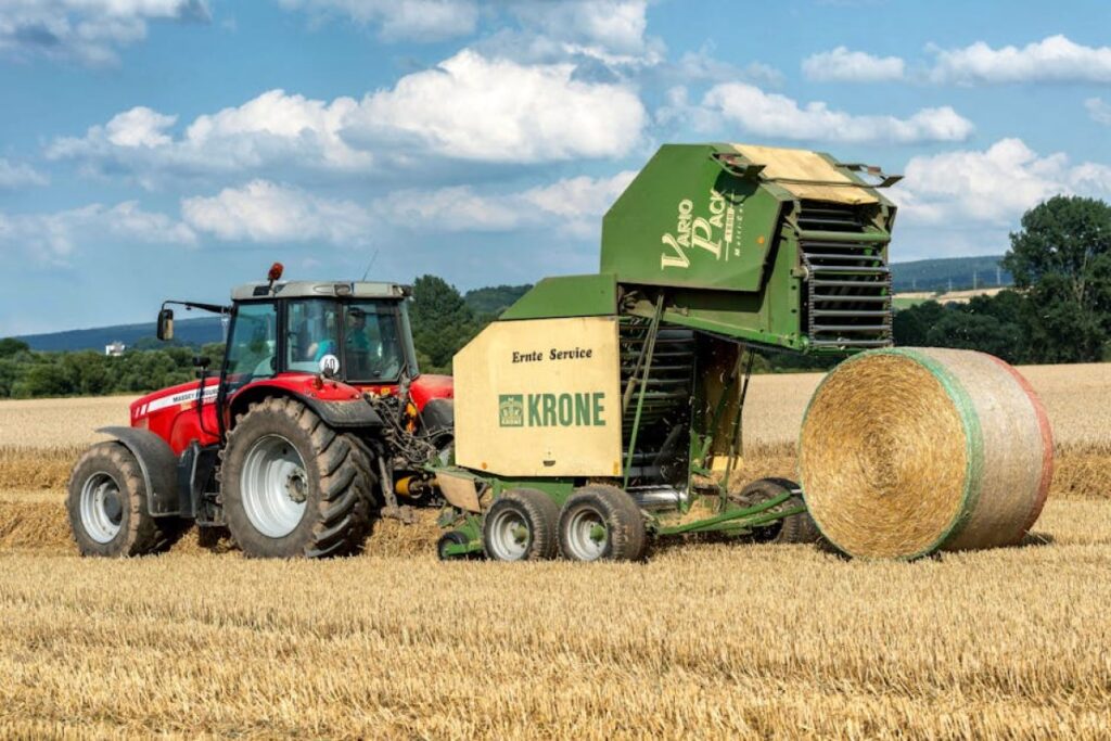 agricultural baler machinery
