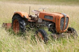 Hanomag tractor field