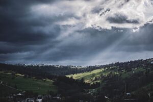 storm clouds over Poland