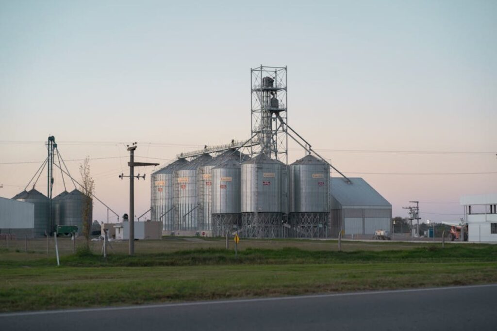 grain silos