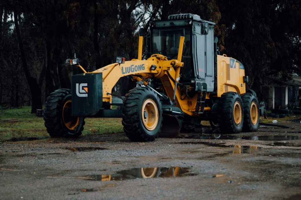 road grader machine