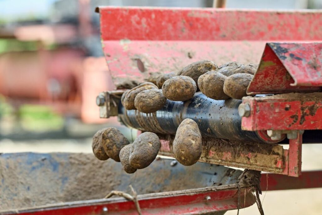 potato hiller machine