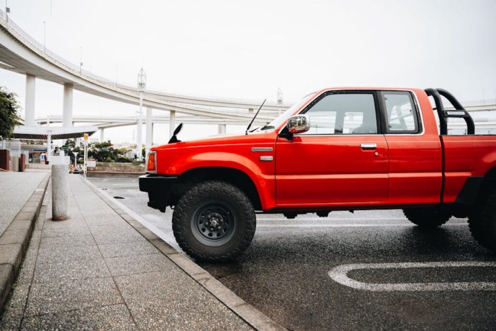 truck side view