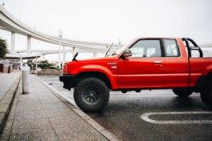truck side view