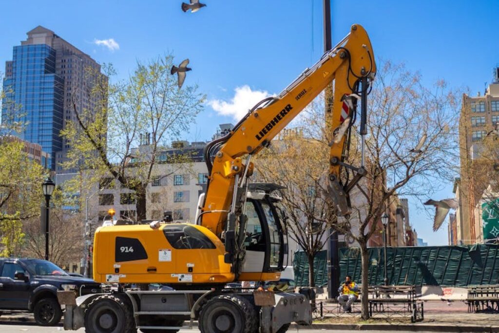 Liebherr excavator