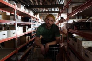 agricultural parts shelves
